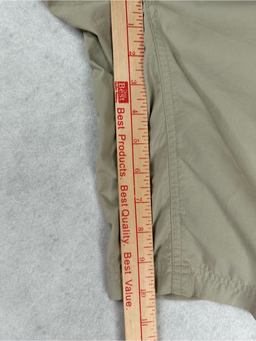 Columbia Titanium Mens Cargo Shorts M Khaki Tan Omni Dry Hiking Outdoor Nylon - Picture 10 of 10